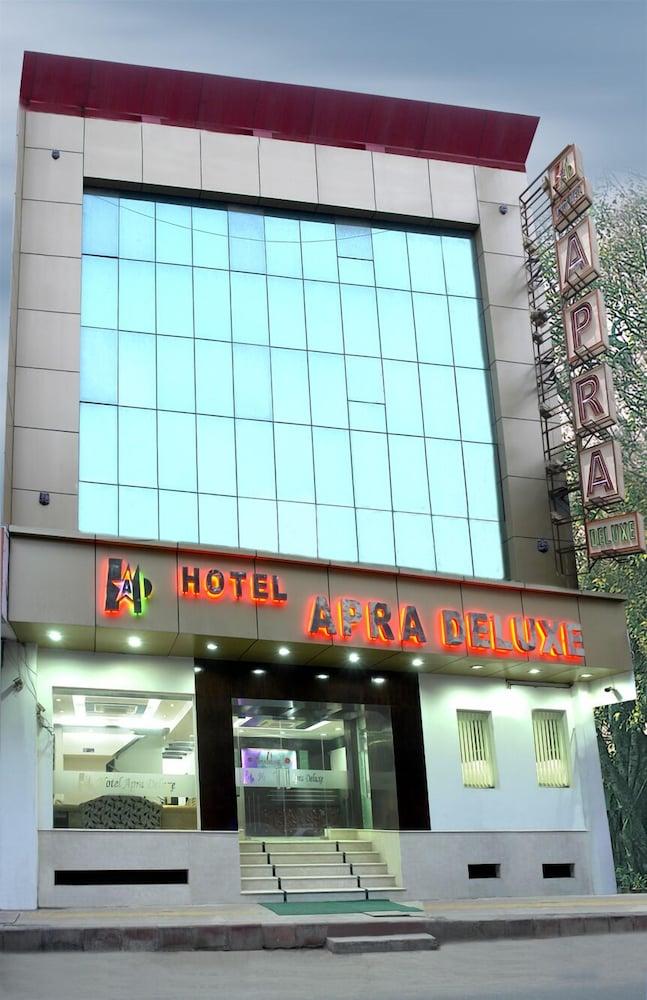 Hotel Apra Deluxe Neu-Delhi Exterior foto