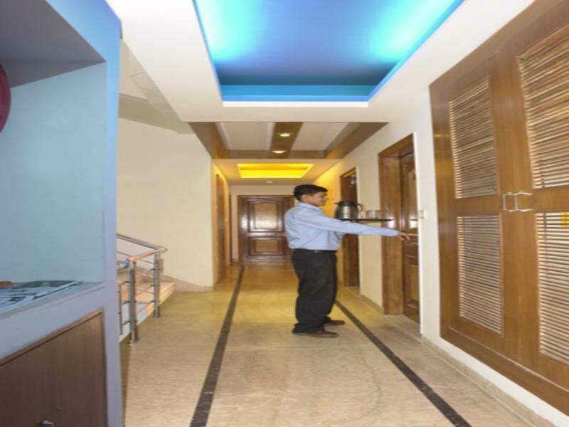 Hotel Apra Deluxe Neu-Delhi Interior foto